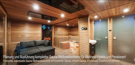 Sauna Wellness Planung und Ausführung 