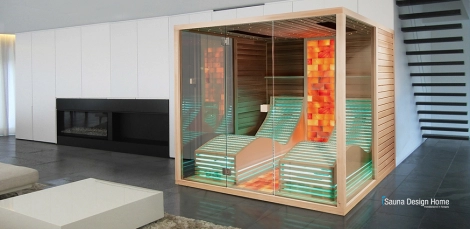 Design Bio Sauna mit Relaxliege, Biosauna von iSauna